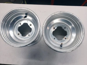 2 USED OEM YAMAHA ATV RIMS 9x8.5AT - Picture 1 of 18
