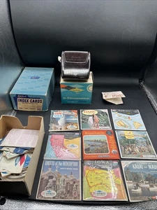 Vintage Sawyer's View Master Lighted Stereo Viewer Model F W/ Box Extra Reels - Picture 1 of 17