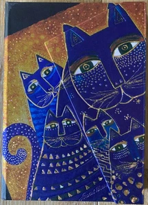PaperBlanks Mediterranean Cats Laurel Burch 2004 Lined Journal Hardcover - Picture 1 of 3