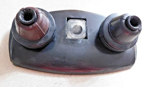 Vintage Black Glass Bakelite Inkwell Swivel Inkwell Swivodex Zephyr #118 - Picture 1 of 12