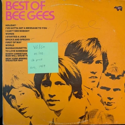 Best Of Bee Gees Vinyl Record VG/G+ 2394113 1969 - Image 1 of 2
