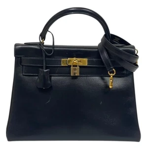 HERMES Kelly 32 internal sewing 〇W刻 Handbag Japan ookura - Picture 1 of 23