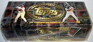 Juego completo de 440 tarjetas de béisbol de 440 Grandes Ligas Topps MLB 1996 series 1 y 2 de las Grandes Ligas selladas - Imagen 1 de 7