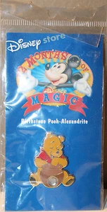 Winnie The Pooh Disney Birthstone Alexandrite Collectible Pinback Pin Button - Picture 1 of 2