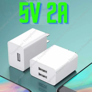 US Plug 5V 2A USB Port Wall Charger 5 Volt 2 Amp AC-DC Power Adapter Converter - Picture 1 of 14
