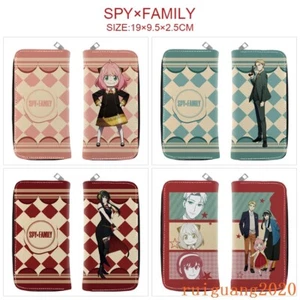 SPY×FAMILY Anime Change Wallet Card Bag Unisex Zipper Long Wallet Pocket Bag - Picture 1 of 18