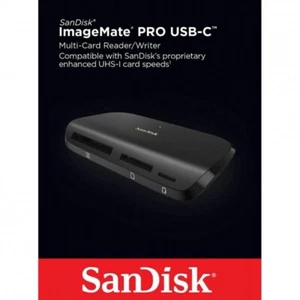 SanDisk ImageMate PRO USB-C Multi Reader  Writer SDDR-A631-GNGNN  Micro SD-UK - Picture 1 of 9