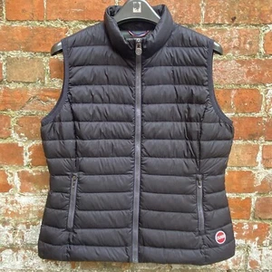 Colmar Down Gilet Jacket Womens UK 16 Size 50 Black Micro Puffer Vest Slim Italy - Picture 1 of 14