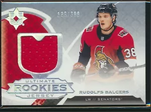 2019-20 Upper Deck Ultimate Collection Rookies Jersey /399 #132 Rudolfs Balcers - Picture 1 of 1