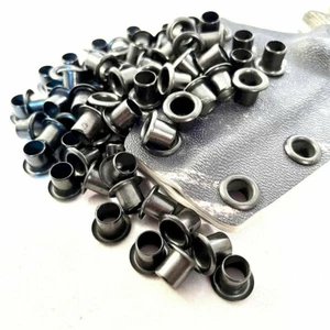 #8-8 1/4" 20PC Silverish Rivets Eyelets Holster Sheath Hardware For Kydex - Picture 1 of 7