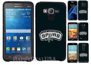Official NBA Armor Hybird Cover Case for LG Samsung - San Antonio Spurs - Picture 1 of 6