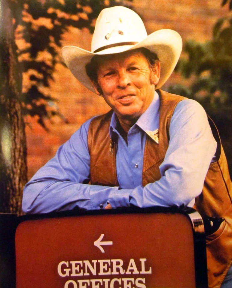 CHARLIE LOUVIN Brothers country clipping '80s color photo Grand Ole Opry 8 x 10  - Image 1 of 1
