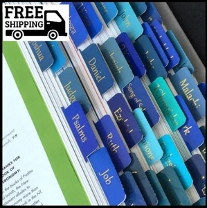 Bible Tab Large Print Laminated Bible For Women And Men Easy To Read Bible Tabs - Picture 1 of 4