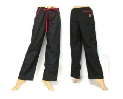 Scrub DUDZ Pants Size Med Nebraska Huskers Black NEW - Image 1 of 4