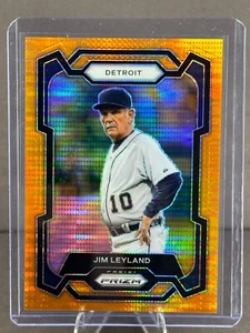 2024 Panini Prizm - Orange Pulsar Prizm #22 Jim Leyland /399 - Picture 1 of 3