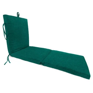 New Outdoor Patio Chaise Lounge Cushion with Ties and Loop 72" x 21", UV Treated - Picture 1 of 7