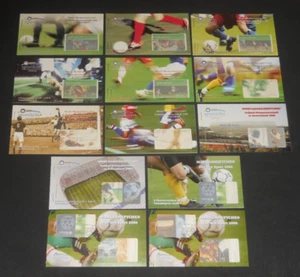 Germany 2006 Football World Cup 13 private semipostal booklets first day cancel - Picture 1 of 1