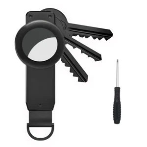 Minimalist Metal Key Holder for Airtag,Slim Key Chain Key Organizer Key Case - Picture 1 of 18