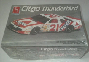 AMT #21 CITGO Ford Thunderbird Modellbausatz 1:24 Maßstab NASCAR versiegelt 1990 ERTL - Bild 1 von 5