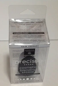 Earth Therapeutics Percisso Cosmetic Blending Sponge Purifying Bamboo Charcoal - Picture 1 of 12