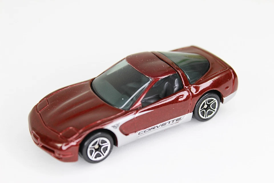 Matchbox 1996 Corvette Coupe Hot Rod 1:60 Scale Maroon NICE - Image 1 of 4