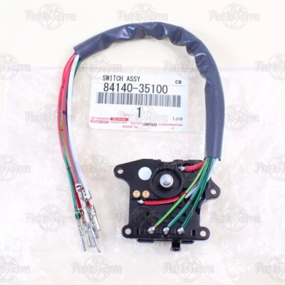 OEM Genuine Toyota 4RUNNER Front Black Headlamp Dimmer Switch Assy 84140-35100 - Image 1 of 4