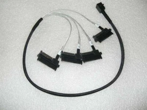 Mini SAS HD Kabel SFF-8643 auf 4x SFF-8482 SAS/SATA Stecker, 60cm - Bild 1 von 3
