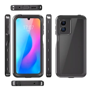 Funda Carcasa Resistente Transparente Resistente Impermeable para Motorola Moto G 5G 2024 - Imagen 1 de 13