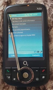 O2 Xda Orbit HTC ARTE200 2MP Black Mobile Phone PDA Windows WORKING UNLOCKED - Picture 1 of 15