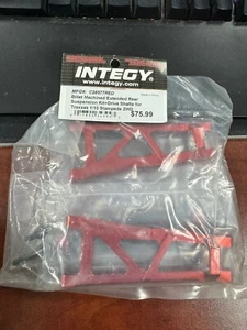 Integy C28577RED Extended Rear Suspension Kit+Drive Shafts for 1/10 Stampede 2WD - Picture 1 of 2