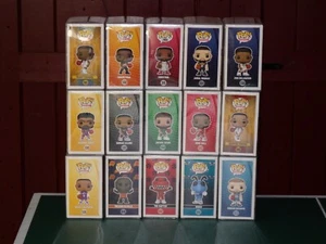 HUGE Lot of 15 NBA Funko Pops in Cases *TATUM, PAUL, MURRAY, DAVIS, MASCOTS++ - Picture 1 of 11