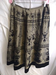 Vestido Mujer Granero Colección Grn Negro Terciopelo Elegante Falda Talla L Bruja Trabajo - Imagen 1 de 7
