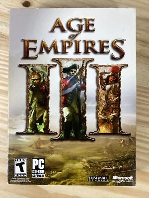 Age of Empires III 3 PC Game 3 CD-ROMs  2005 Microsoft With Product Key Untested - Image 1 of 4