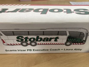 Atlas Editions 1:76 Stobart Scania Irizar PB Executive Coach Laura Abby - Picture 1 of 3