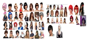 Wig for Women/Men Fashion Cosplay Costume Party Hair / fancy dress hair - Picture 1 of 93