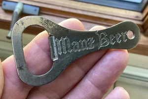 Old Philadelphia PA Manz Beer Bottle Opener 1940s Advertising. - Picture 1 of 3