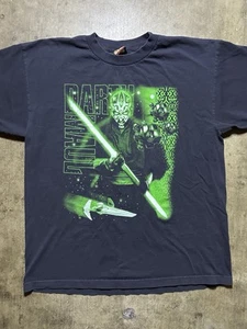 Vintage Star Wars Darth Marth Episode 1 Movie Promo Black XL T Shirt - Picture 1 of 11