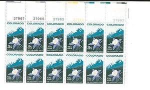 PLATE BLOCK 1711 COLORADO VF MNH (PL1711) - Picture 1 of 1
