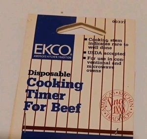 EKCO Timer di Cottura Monouso per Manzo - 00337 - Forni Convenzionali e Microonde - Foto 1 di 5