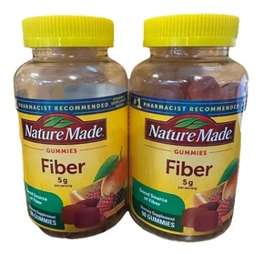 2-90ct. Nature Made Fiber 5g Orange & Mixed Berry Gummies 180 total exp FEB 2026 - Picture 1 of 1
