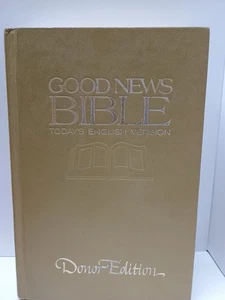 Good News Bible Today's English Version Donor Edition ABS 1976 Hardcover - Picture 1 of 6