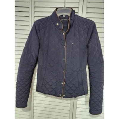 Zara Woman Black Quilted Jacket Snap Button Moto Biker Style Size M - Image 1 of 4