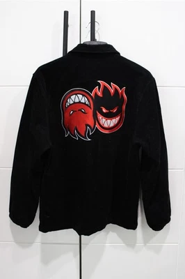 Chaqueta Spitfire Pana Negra Adulto Hombre M Mediana Cabeza Grande Roja Blanca Negra Usada en Excelente Condición Foto 1 de 4