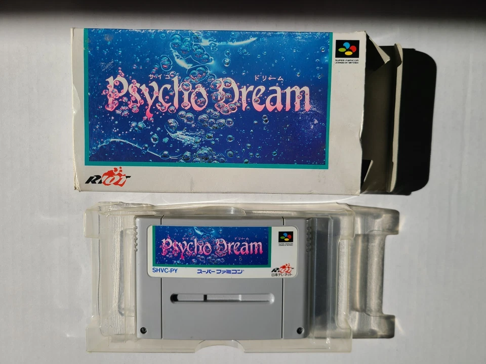 Super Famicom Psycho Dream With Box Japanese Authentic SHVC-PY 1992 USA Seller - Image 1 of 4