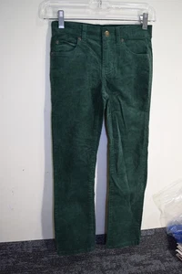 2018 Janie Jack Green Corduroy 5 Pocket Jean Cut Pants 24x23 Christmas BOYS 8 - Picture 1 of 21