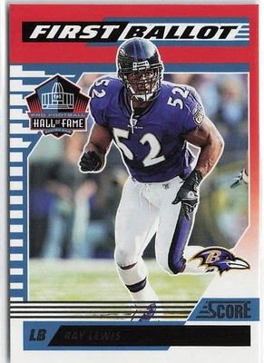 2025 Score #9 Ray Lewis First Ballot - Image 1 of 2