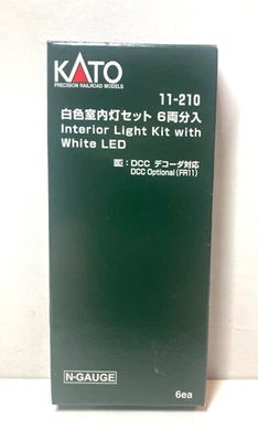 KATO Models INTERIOR LIGHT KIT with WHITE LED 6ea N GAUGE - Image 1 of 4