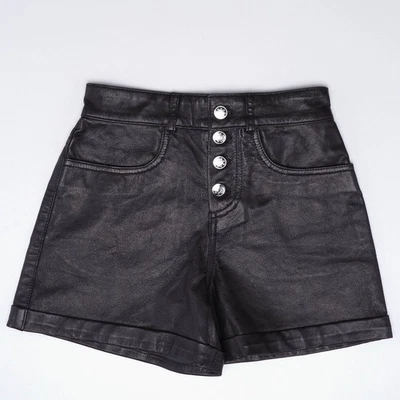 Женские кожаные шорты Maje размер 34 FR/XS MFPSH00195 - Изображение 1 из 4
