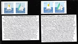 NEW in 2024 (48c) Postcard Boats Authentic and (CF) Pairs with Descriptive TABS - Picture 1 of 1