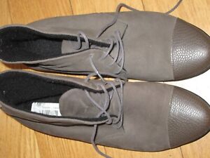 ARCHE  Brown Suede Leather Lace up Ankle Booties EUR 39 Womens Size 8 France EUC